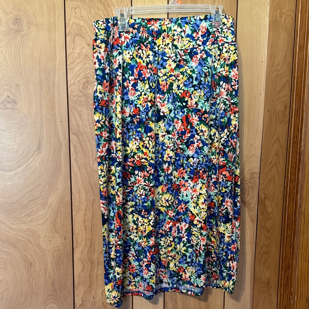 Floral Print Maxi Skirt